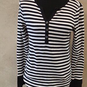 Faded Glory Stripped Shirt Size Large